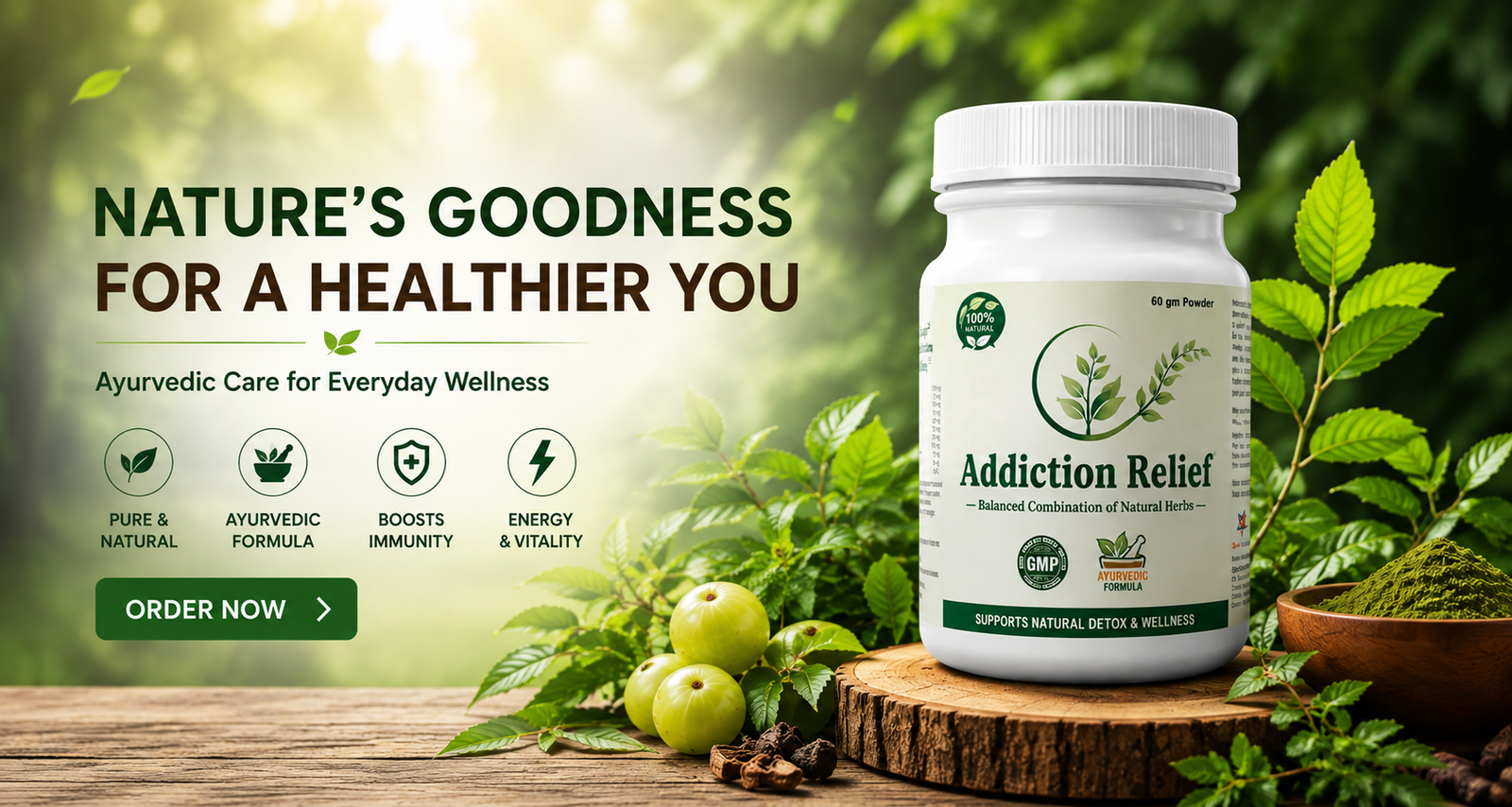 Ayushman Herbal Addiction Relief natural herbal